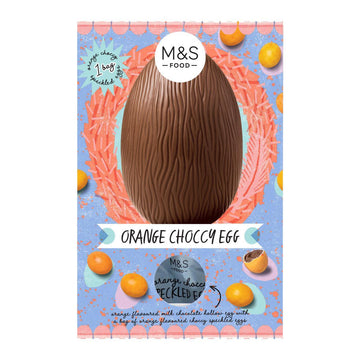 M&S Orange Choccy Egg 250g