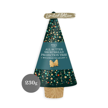 M&S All Butter Shortbread Projection Tree 230g