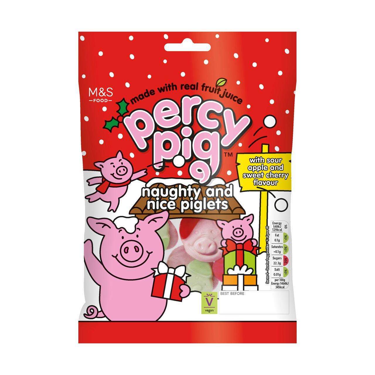 M&S Percy Pig Naughty & Nice Piglets 150g