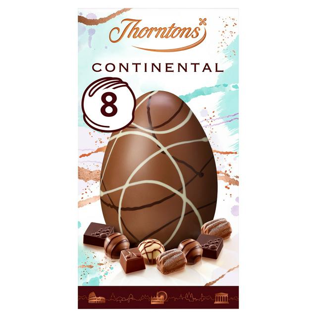 Thorntons Continental Collection Milk Chocolate Easter Egg with Chocolates 257g