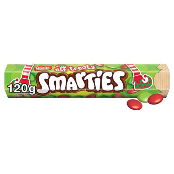 Smarties Elf Treats Milk Chocolate Giant Tube 120g