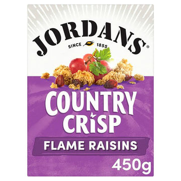Jordans Country Crisp Flame Raisins Breakfast Cereal 450g