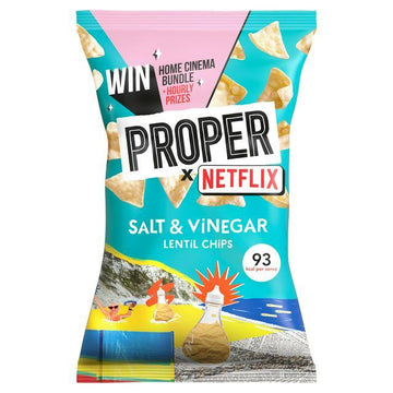 Properchips Salt & Vinegar Lentil Chips 85g