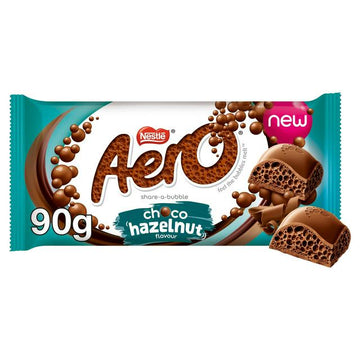 Aero Hazelnut Chocolate Sharing Bar 90g