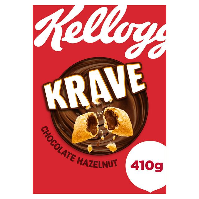 Kellogg's Krave Chocolate Hazelnut Cereal 410g