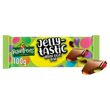 Rowntree's Jelly Tastic Mini Egg Chocolate Sharing Bar 100g