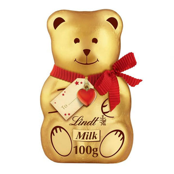 Lindt Teddy Milk Chocolate with Gift Tag 100g