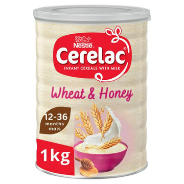 Cerelac Infant Baby Cereals with Milk Honey & Wheat 12 Months+ 1kg