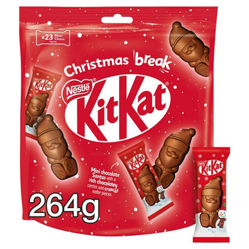 KitKat Mini Santa Milk Chocolate Sharing Bag 264g