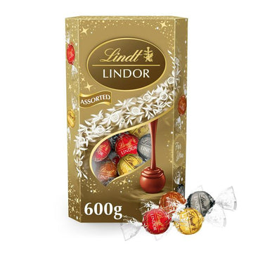 Lindt Lindor Assorted Chocolate Truffles Extra Large Box 600g