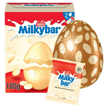 Milkybar White Chocolate Large Easter Egg 180g