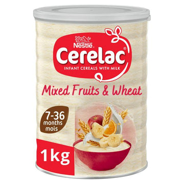 Cerelac Infant Baby Cereals with Milk Mixed Fruits & Wheat 7+ Months 1kg