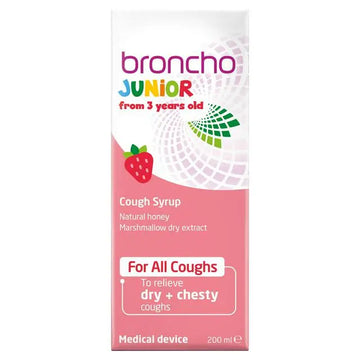 Bronchostop Junior Children's Cough Syrup 3+ Years 200ml