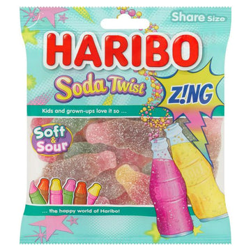 Haribo Soda Twist Zing 175g