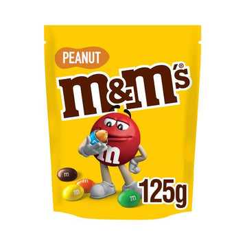 M&M's Crunchy Peanut & Milk Chocolate Bites Pouch Bag 125g