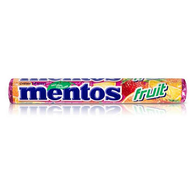 Mentos Fruit Chewy Sweets Roll 38g