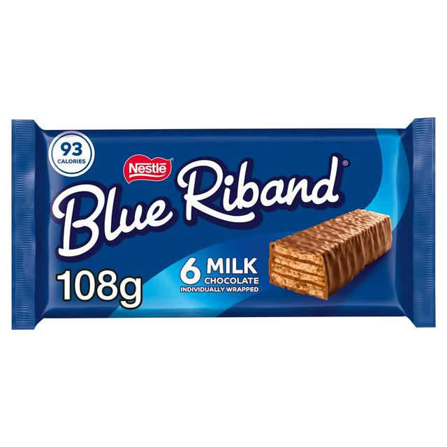 Blue Riband Original Milk Chocolate Wafer Biscuit Bar Multipack x6 18g