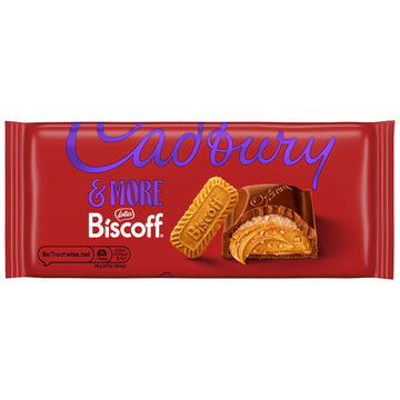Cadbury & More Lotus Biscoff Chocolate Bar 195g