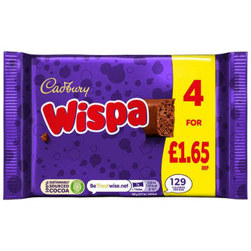 Cadbury Wispa 4 x 23.7g PMP