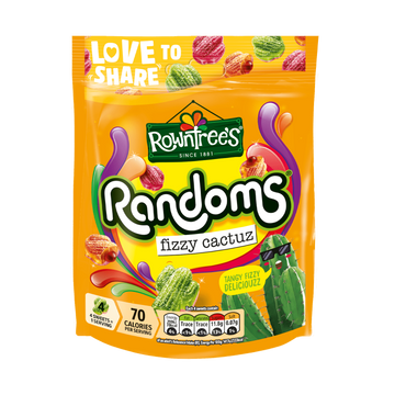 Rowntree's Randoms Fizzy Cactuz Sweets Sharing Bag 130g