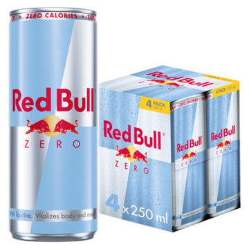 Red Bull Energy Drink Zero 4 x 250ml