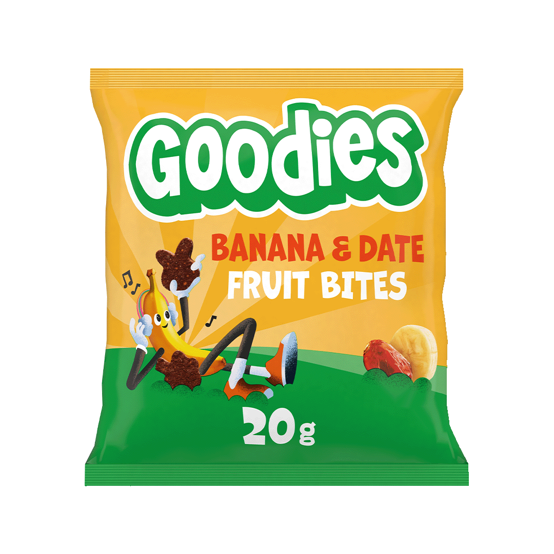 Goodies Banana & Date Fruit Bites Kids Snack 20g
