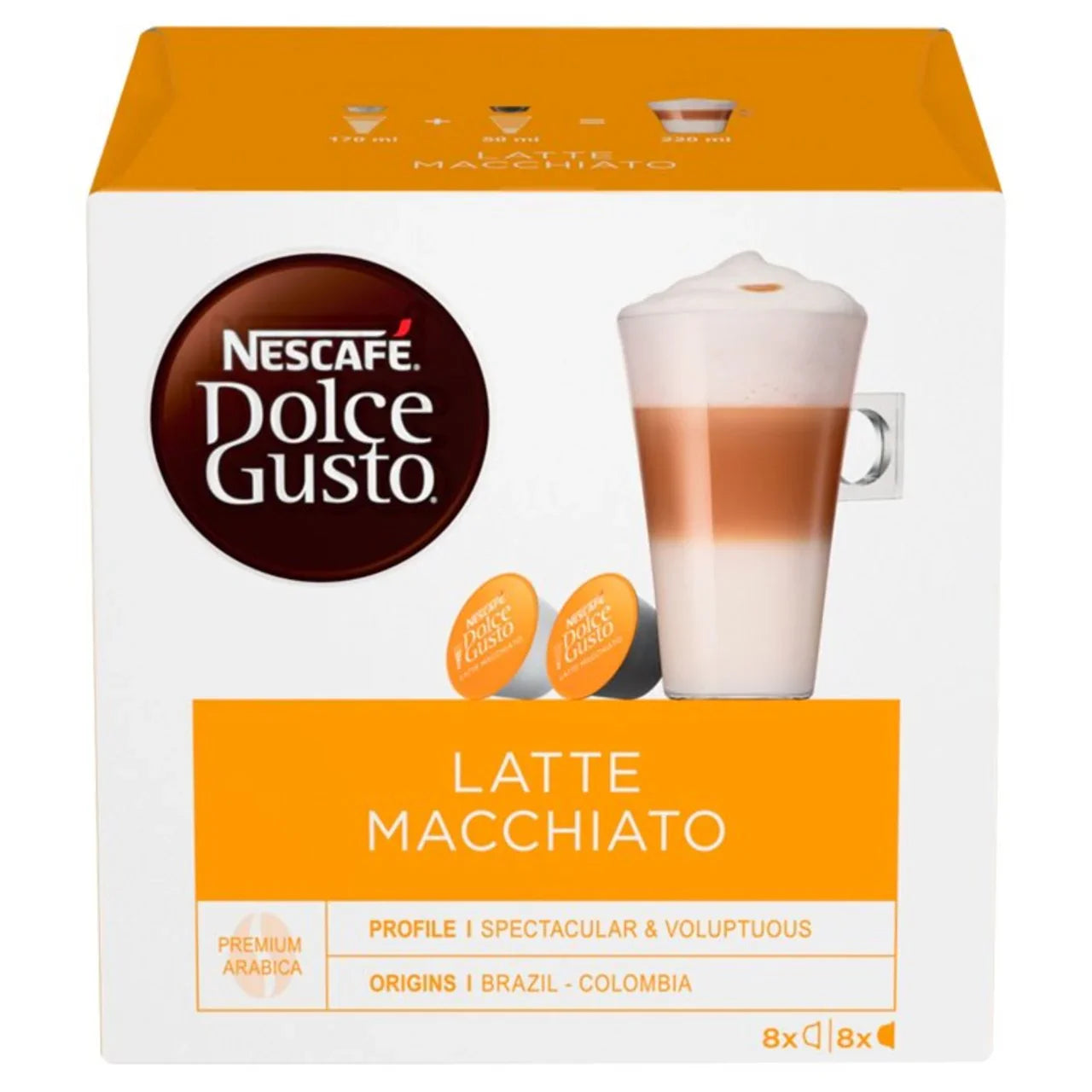 Nescafe Dolce Gusto Latte Macchiato Coffee Pods