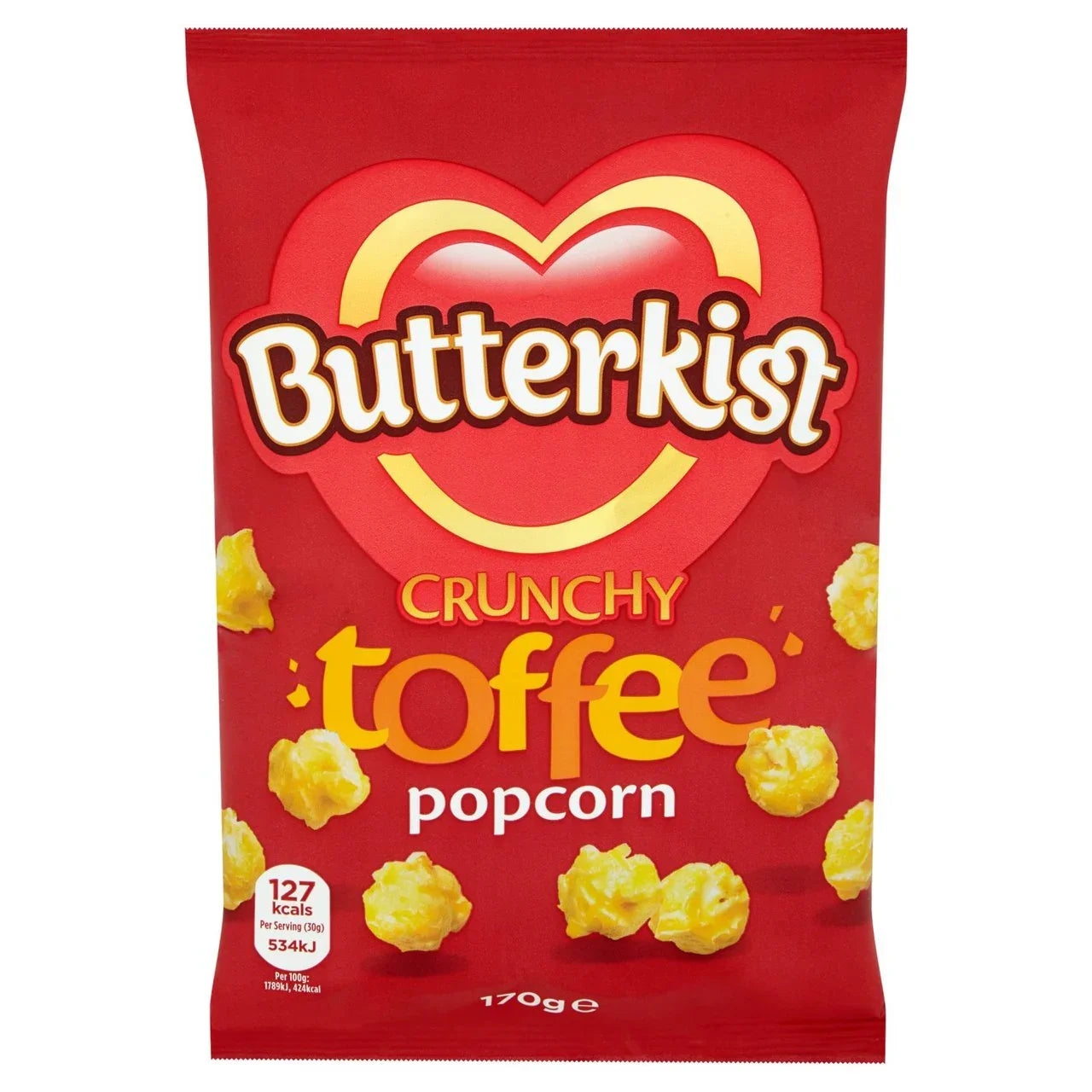 Butterkist Toffee Popcorn - Sweet and Crunchy Snack Pack