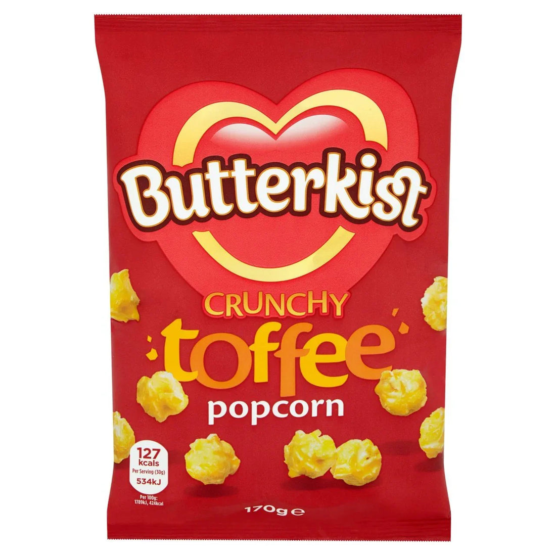 Butterkist Toffee Popcorn - Sweet and Crunchy Snack Pack