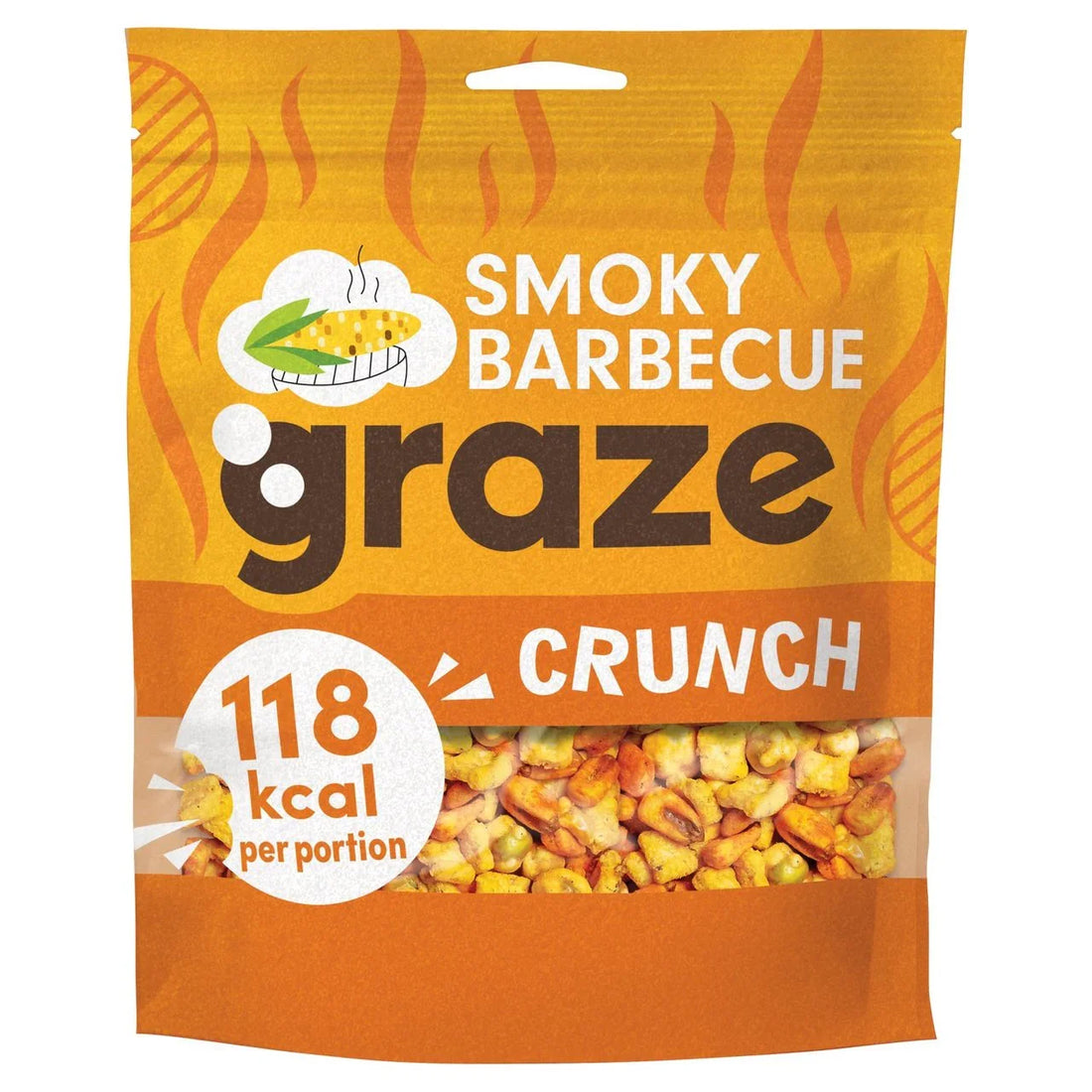Smokey Barbecue Graze Crunch Snack Mix 104g
