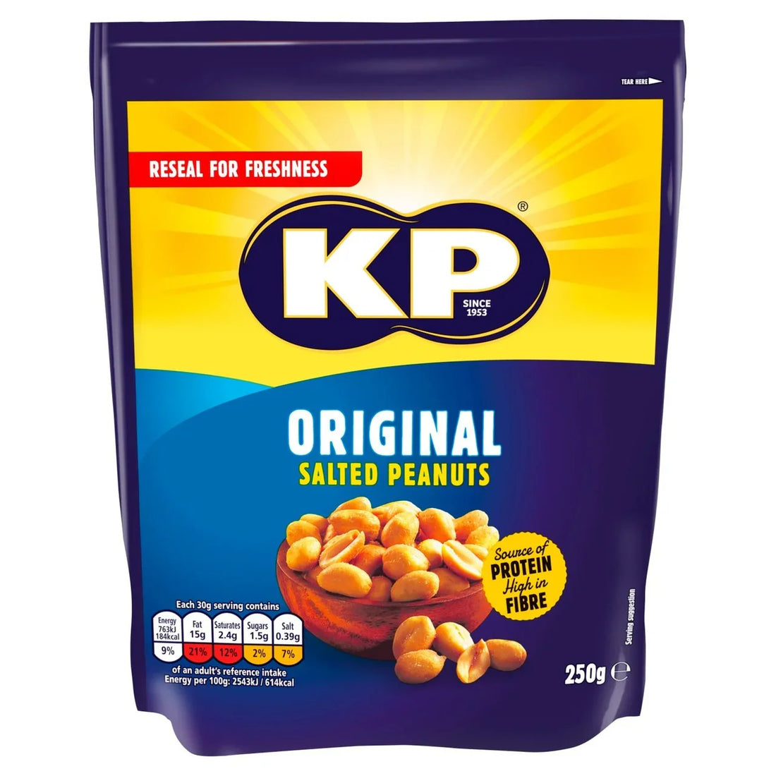 Delicious KP Salted Peanuts 250g
