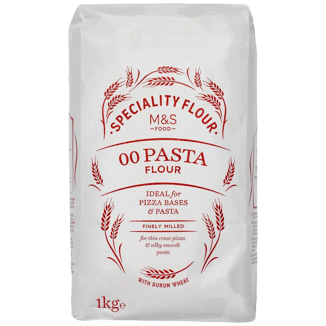 M&S 00 Pasta Flour 1000g - Vegan-Friendly Baking Flour