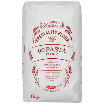 M&S 00 Pasta Flour 1000g - Vegan-Friendly Baking Flour