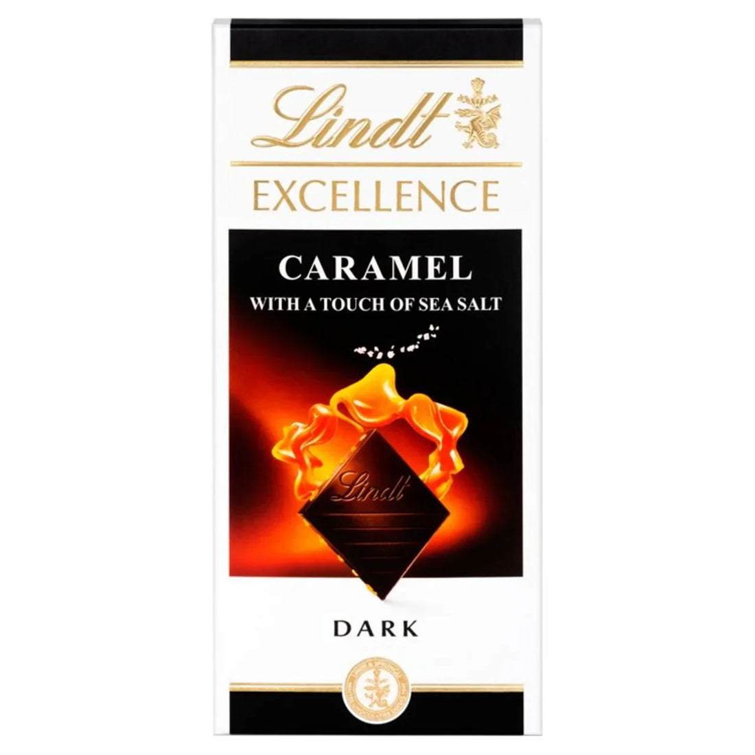 Lindt Excellence 100g Dark Caramel Sea Salt Bar