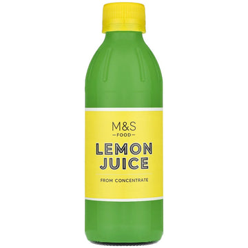 M&S Lemon Juice 250ml - Pure Citrus Concentrate for Baking & Cooking