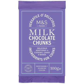 M&S Milk Choc Chunks 100g