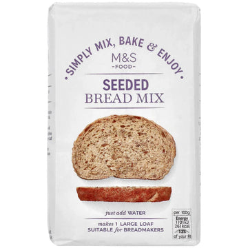 Premium M&S Seeded Bread Mix – Easy Baking 500g Bag
