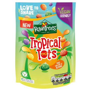 Rowntree's Jelly Tots Tropical Sweets Sharing Bag 140g