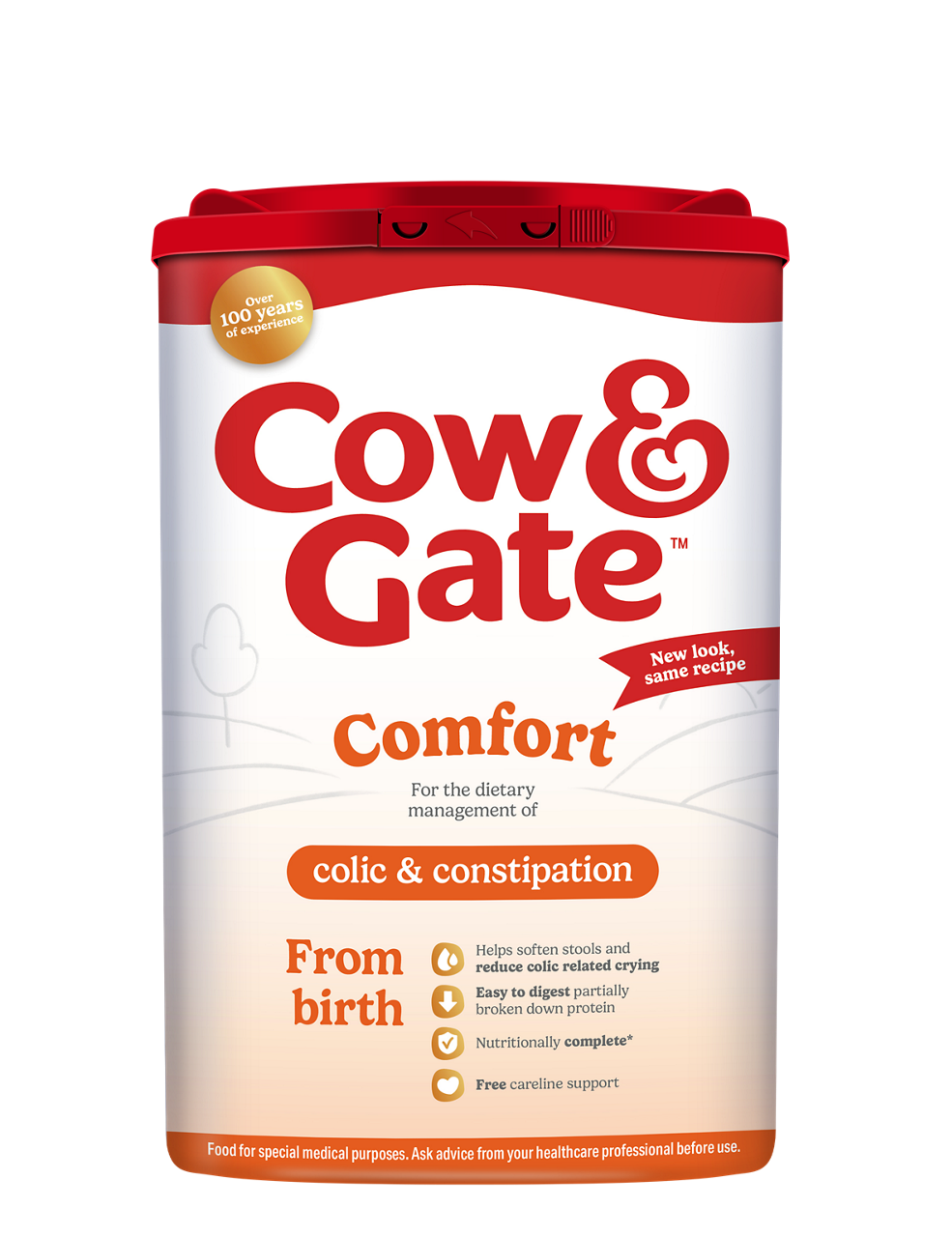 Cow & Gate Comfort Baby Milk Infant Formula Powder From Birth 800g