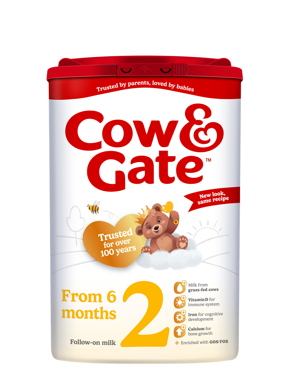 Cow & Gate 2 Follow On Baby Milk Formula Powder 6-12 Months 800g