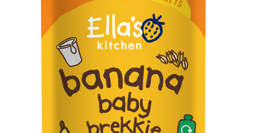Ella's Kitchen Organic Banana Baby Brekkie Baby Food Breakfast Pouch 6+ Months 100g