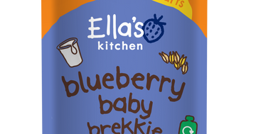 Ella's Kitchen Organic Blueberry & Pear Baby Brekkie Baby Food Breakfast Pouch 6+ Months 100g