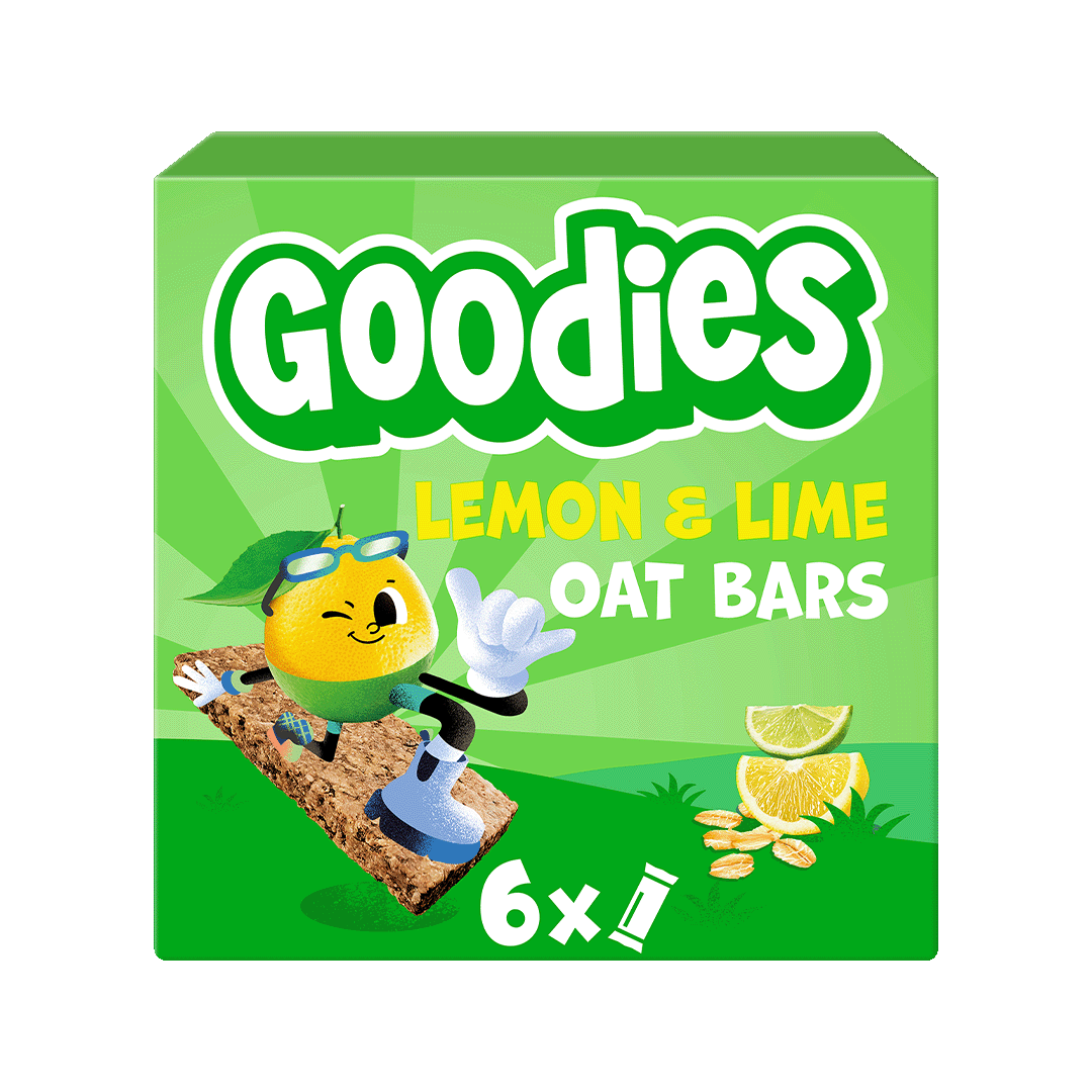 Goodies Lemon & Lime Oat Bars Kids Snack Multipack 6x23g