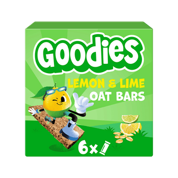 Goodies Lemon & Lime Oat Bars Kids Snack Multipack 6x23g