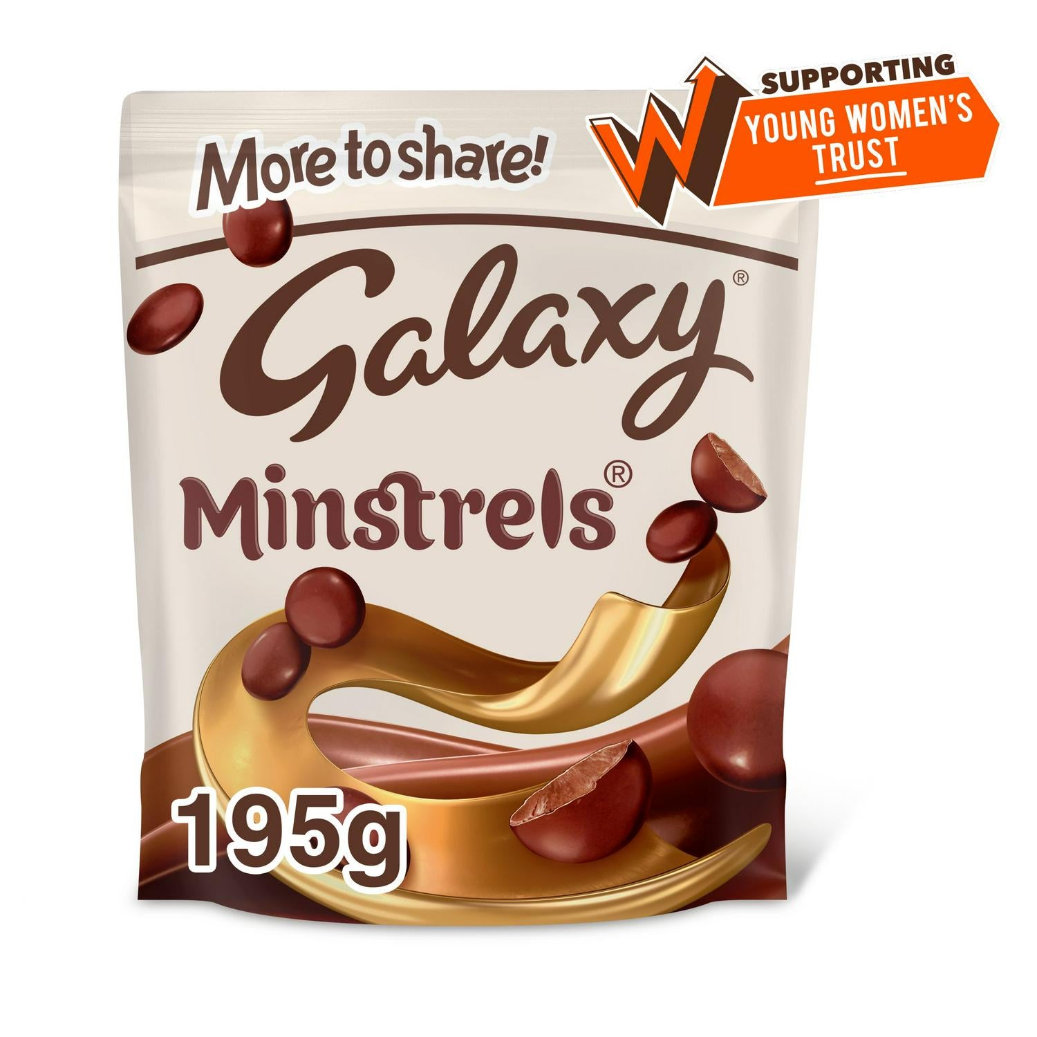 Galaxy Minstrels Chocolate More to Share Pouch Bag 195g