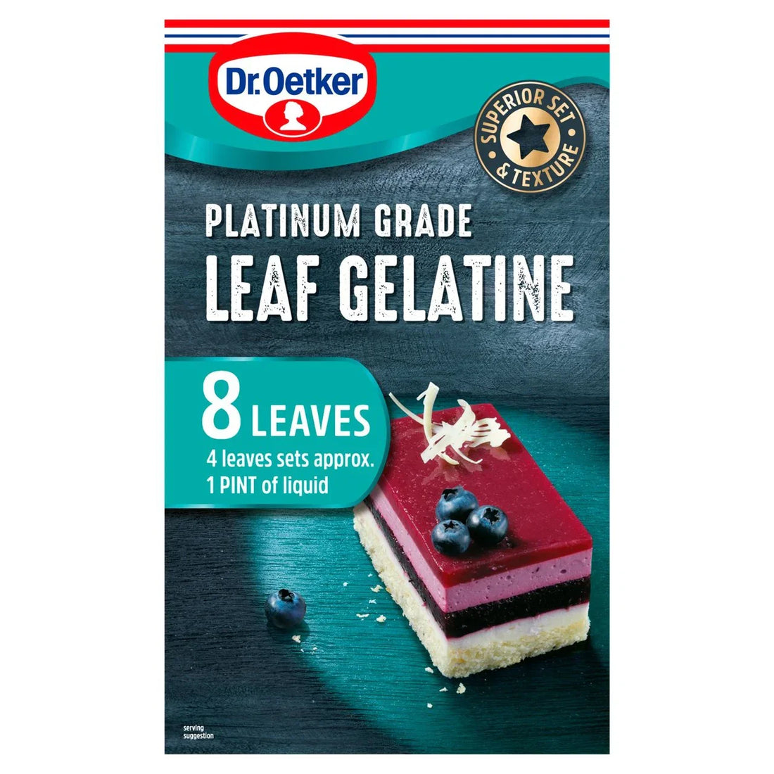 Dr Oetker Platinum Grade Leaf Gelatine