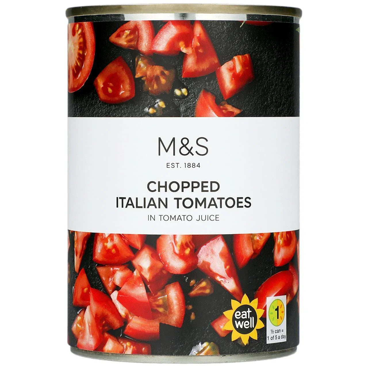 Premium M&S Chopped Italian Tomatoes in Tomato Juice - 400g Can