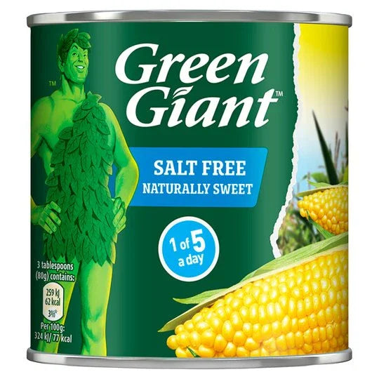Green Giant No Added Salt Sweetcorn