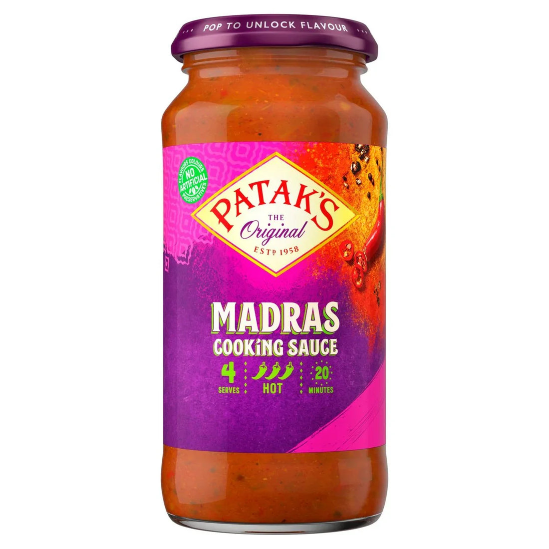 Patak's Madras Cooking Sauce 450g