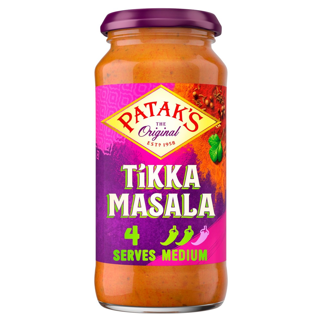 Patak's Delicious Tikka Masala Curry Sauce 450g